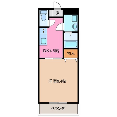 塩浜駅 徒歩5分 2階の物件間取画像